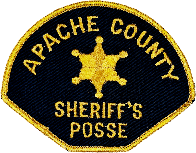 An image of a patch from Apache County Sheriff