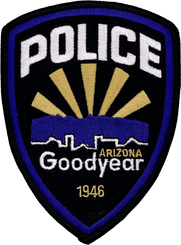 An image of a patch from Goodyear Police