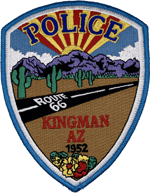 An image of a patch from Kingman Police