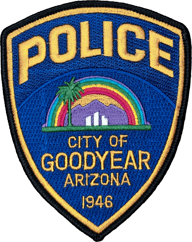 An image of a patch from Goodyear Police