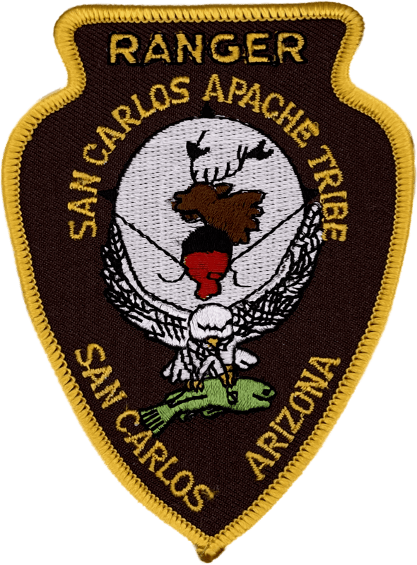 An image of a patch from San Carlos Apache Tribal