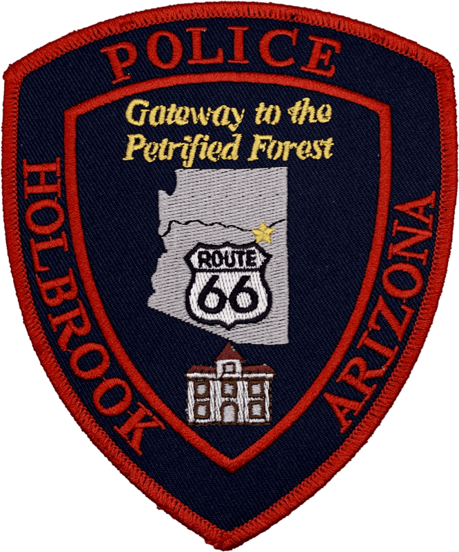 An image of a patch from Holbrook Police