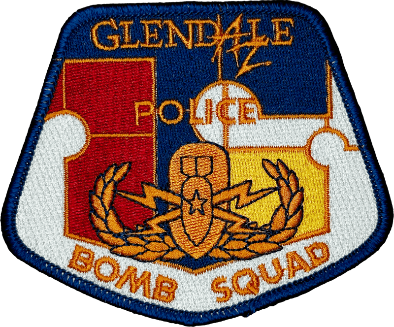 An image of a patch from Glendale Police