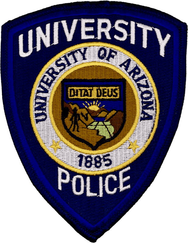 An image of a patch from University of Arizona Police