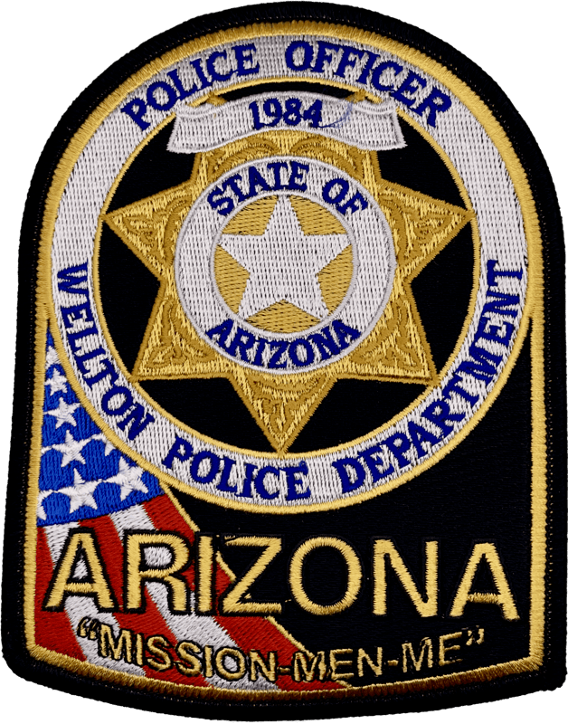 An image of a patch from Wellton Police