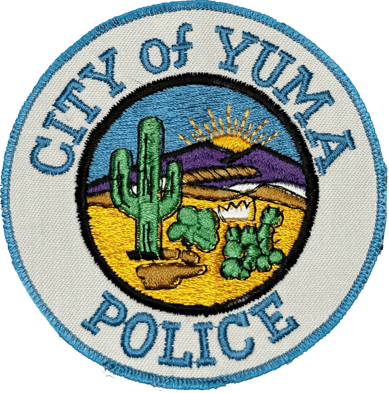 An image of a patch from Yuma Police