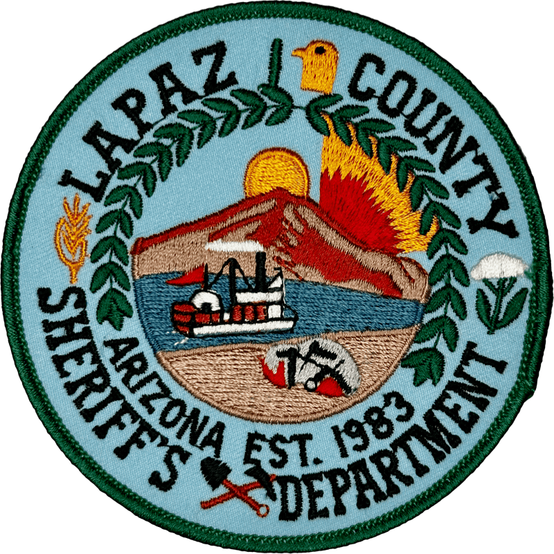 An image of a patch from La Paz County Sheriff