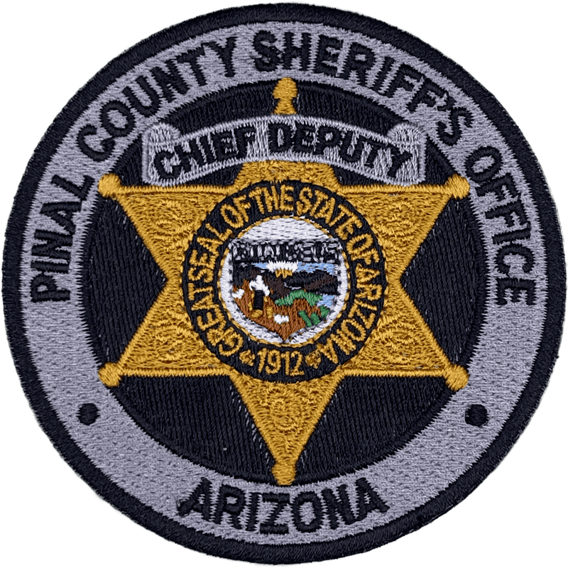 An image of a patch from Pinal County Sheriff