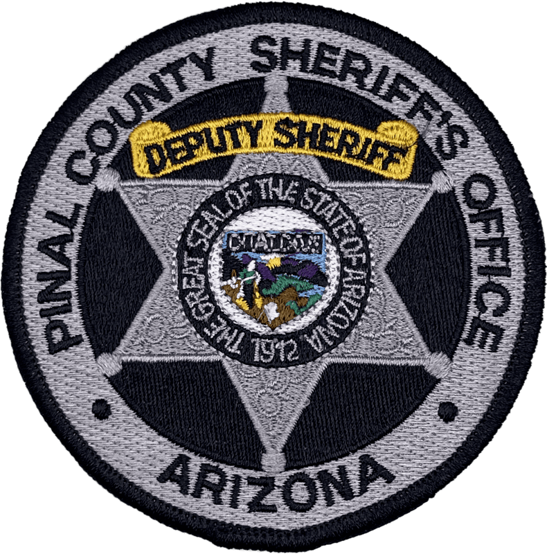 An image of a patch from Pinal County Sheriff