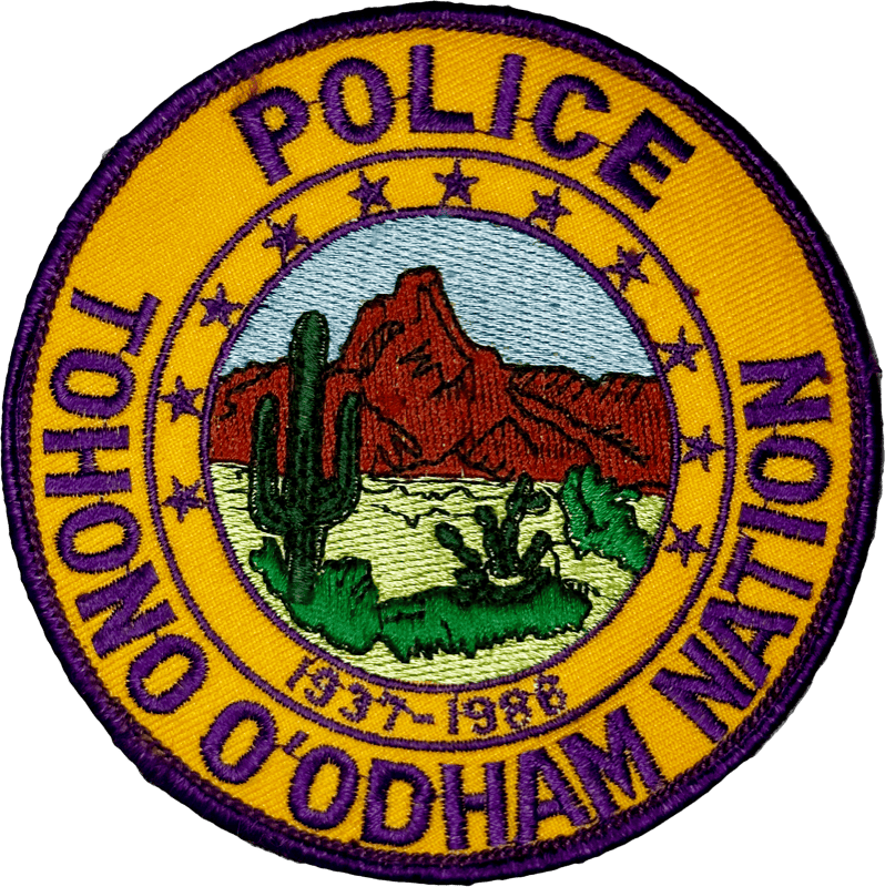 An image of a patch from Tohono O'odham (Papago) Police