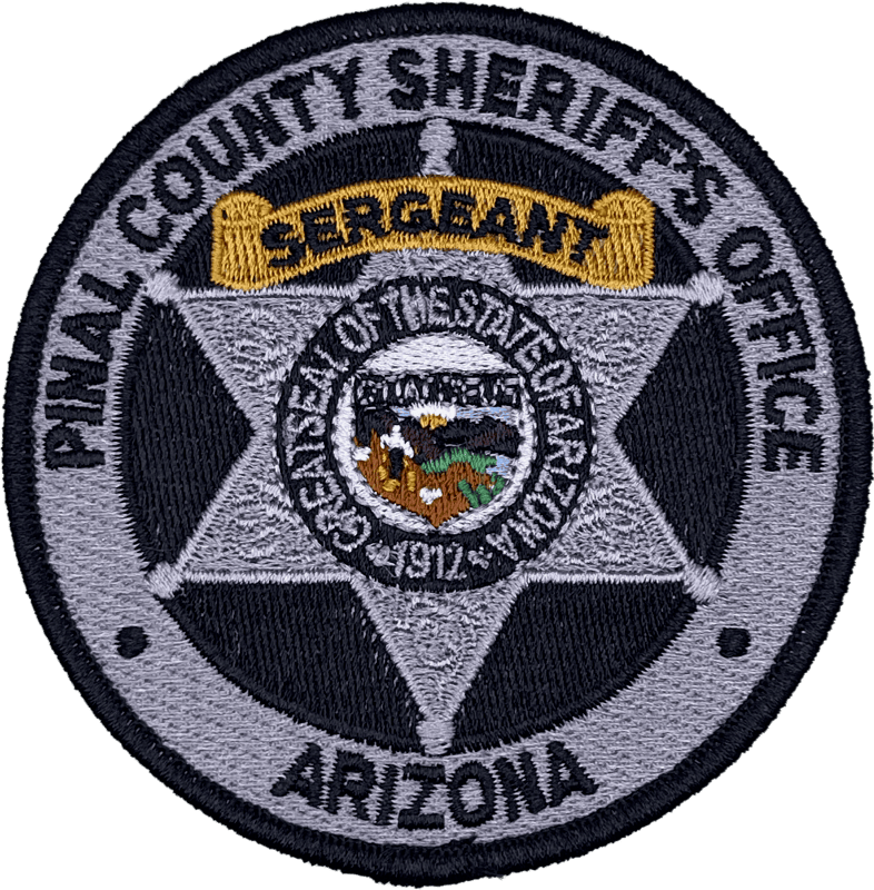 An image of a patch from Pinal County Sheriff