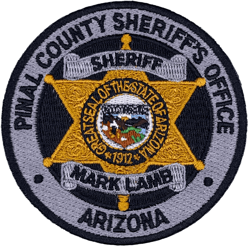 An image of a patch from Pinal County Sheriff