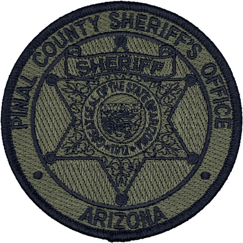 An image of a patch from Pinal County Sheriff