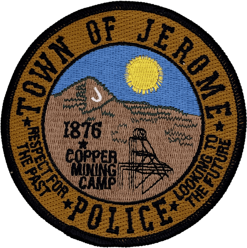 An image of a patch from Jerome Police