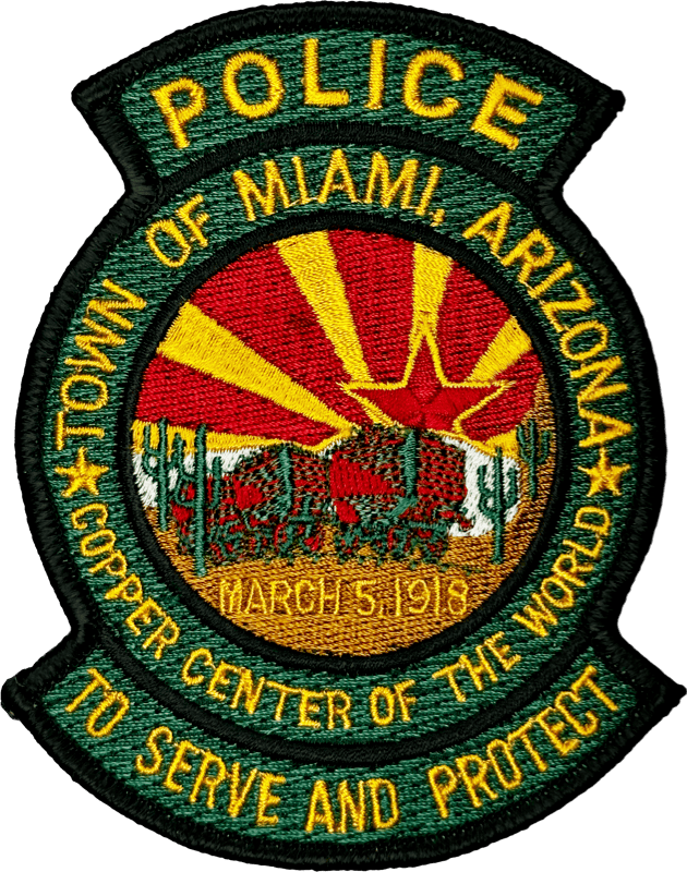 An image of a patch from Miami Police