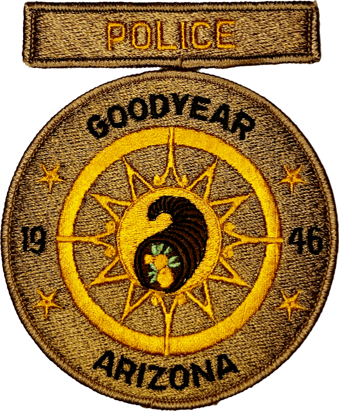 An image of a patch from Goodyear Police