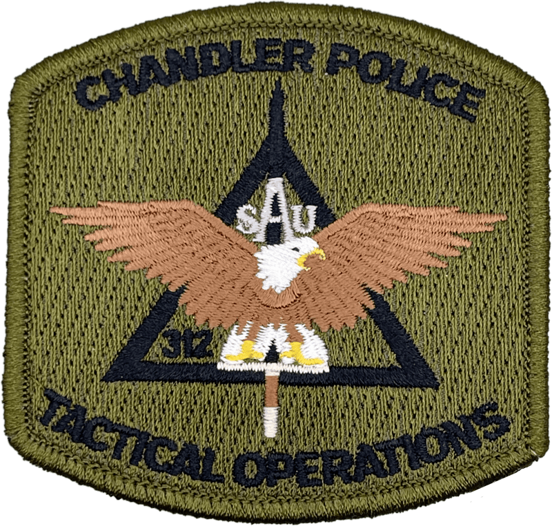 An image of a patch from Chandler Police