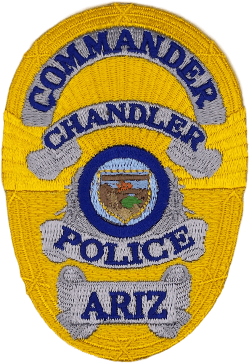 An image of a patch from Chandler Police