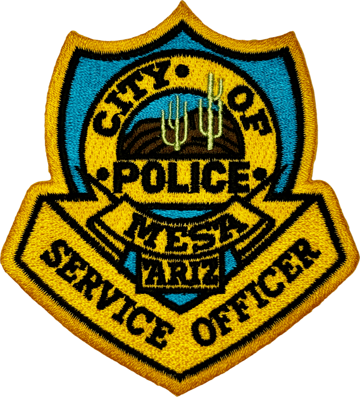 An image of a patch from Mesa Police