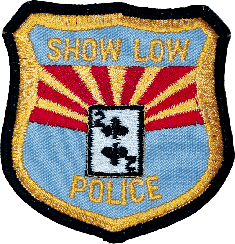 An image of a patch from Show Low Police