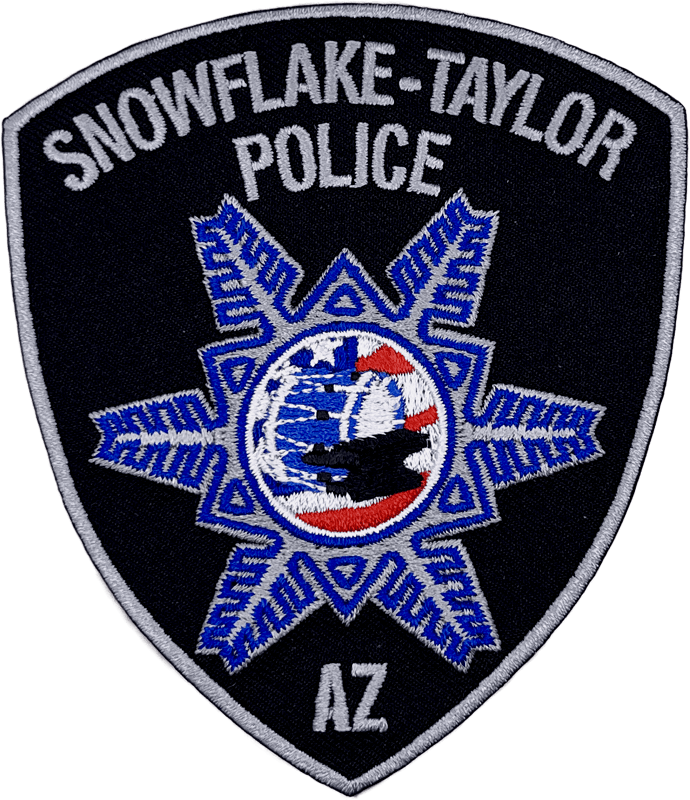 An image of a patch from Snowflake-Taylor Police