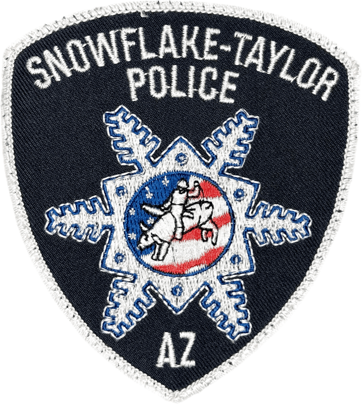 An image of a patch from Snowflake-Taylor Police