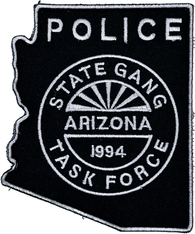 An image of a patch from Arizona Gang Task Force