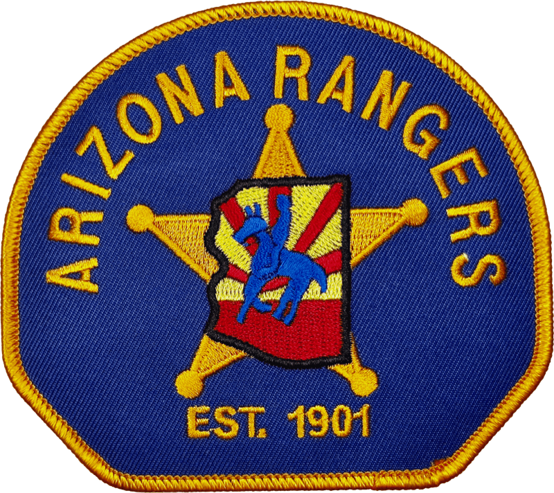 An image of a patch from Arizona Rangers