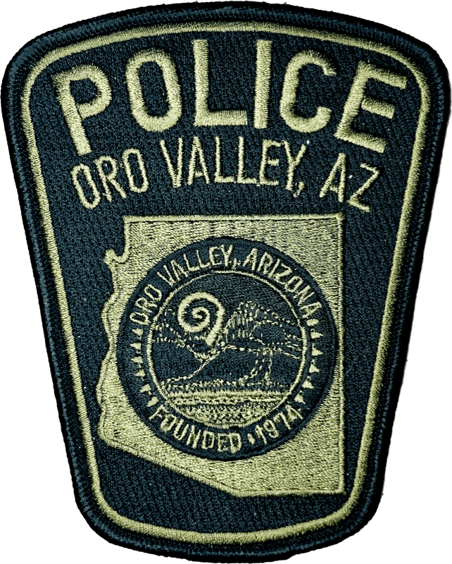 An image of a patch from Oro Valley Police