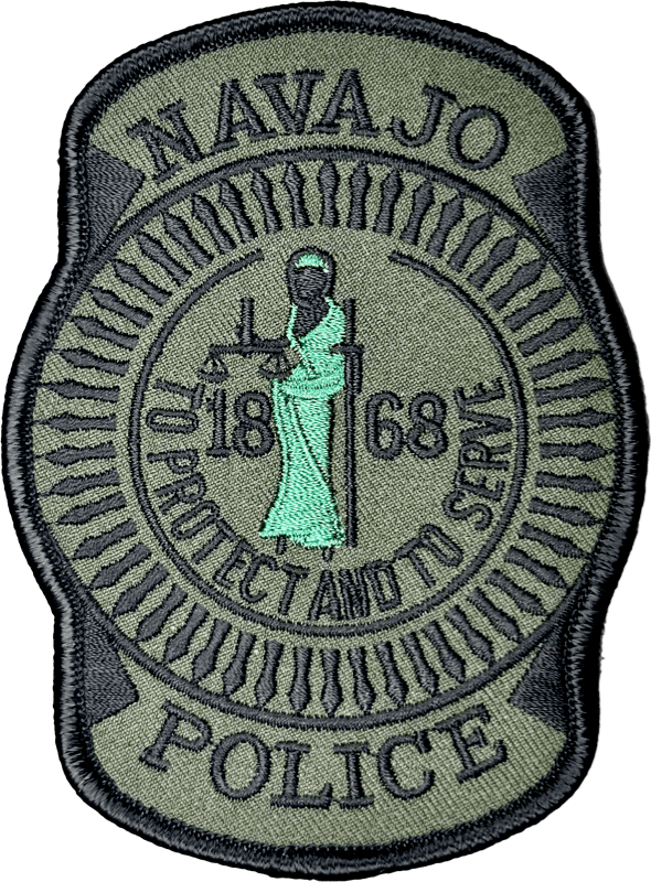 An image of a patch from Navajo Police