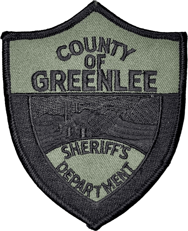 An image of a patch from Greenlee County Sheriff