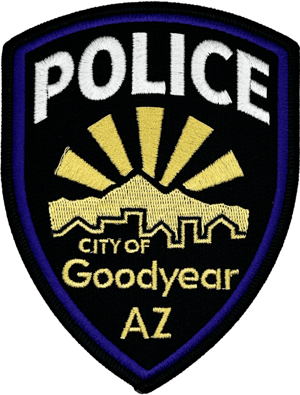 An image of a patch from Goodyear Police