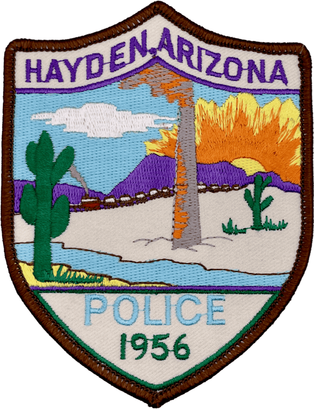 An image of a patch from Hayden Police