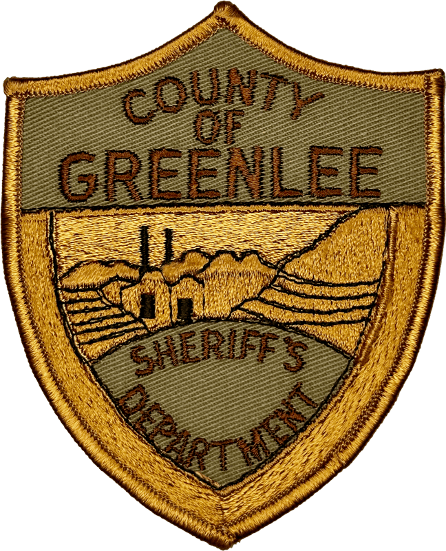 An image of a patch from Greenlee County Sheriff