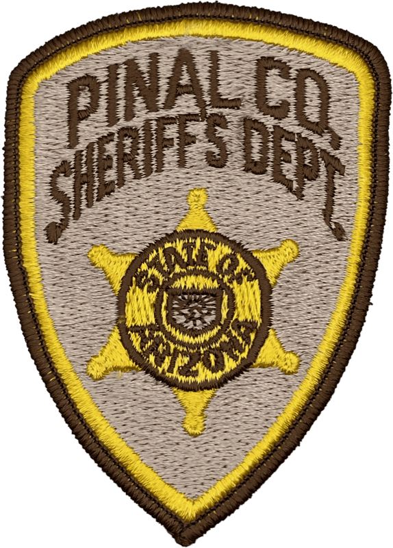 An image of a patch from Pinal County Sheriff