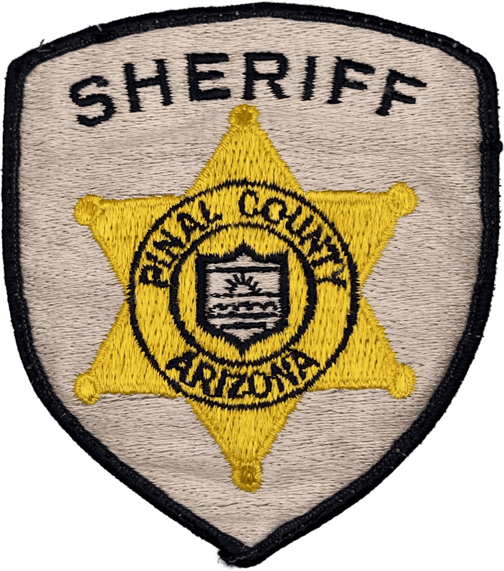 An image of a patch from Pinal County Sheriff