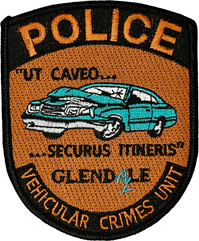 An image of a patch from Glendale Police