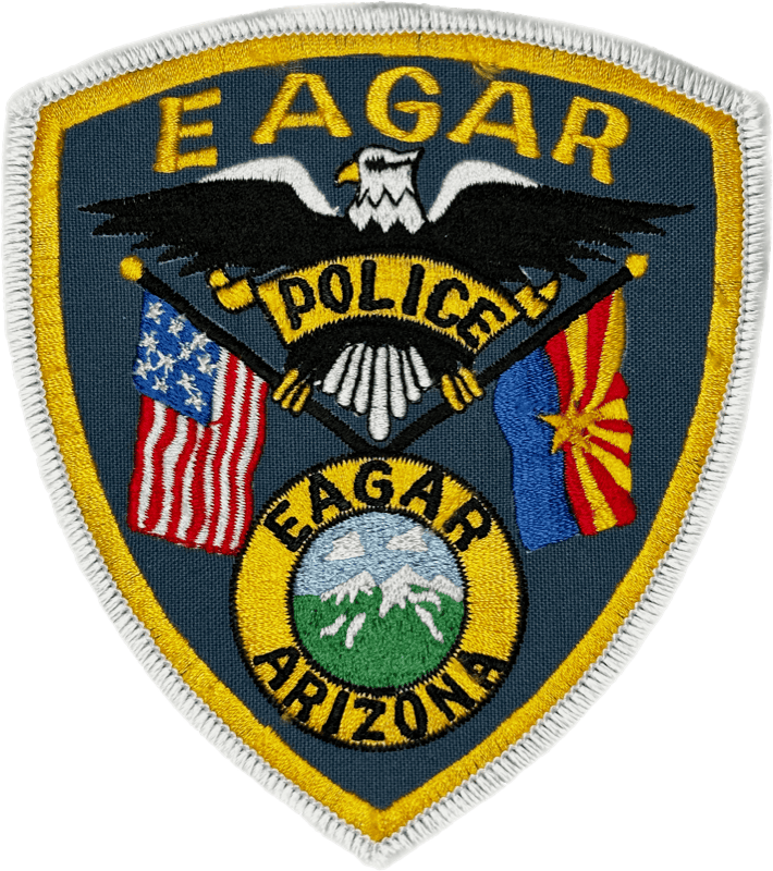 An image of a patch from Eagar Police