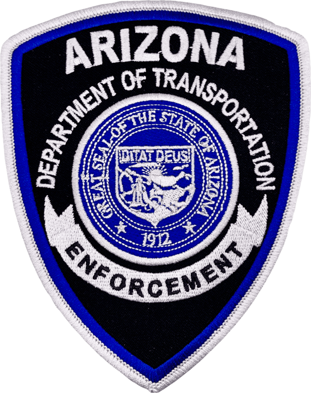 An image of a patch from Arizona Department of Transportation