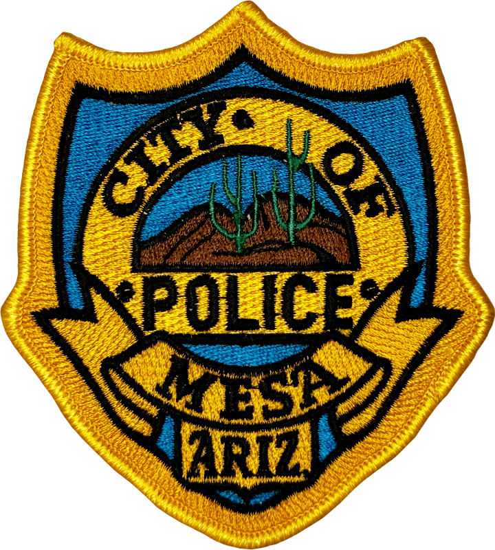 An image of a patch from Mesa Police