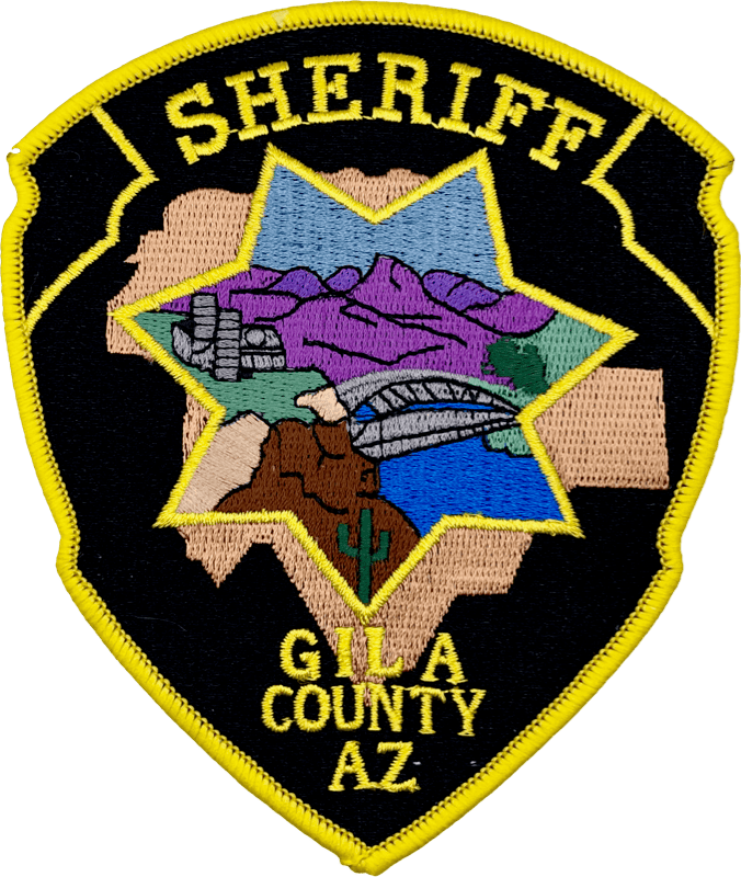 An image of a patch from Gila County Sheriff