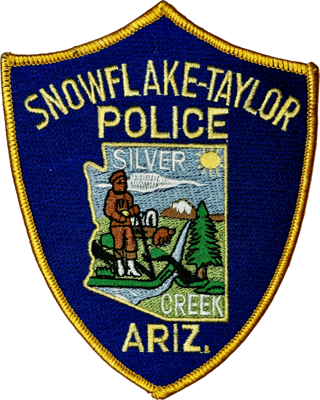 An image of a patch from Snowflake-Taylor Police