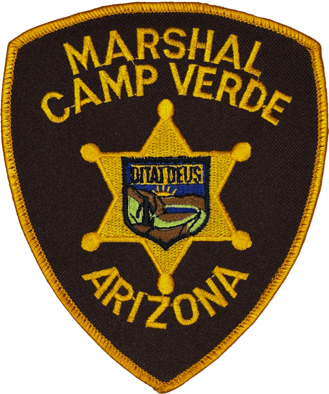 An image of a patch from Camp Verde Marshal