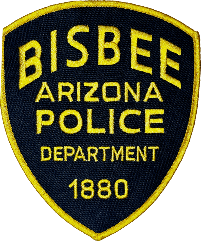 An image of a patch from Bisbee Police