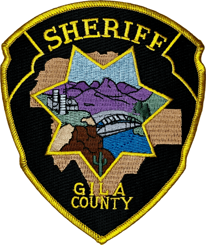 An image of a patch from Gila County Sheriff