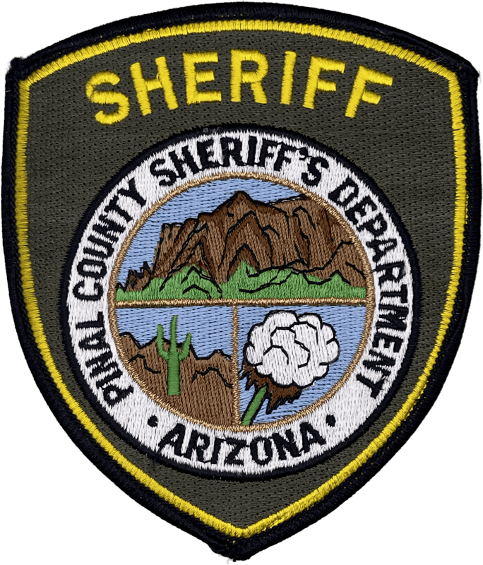 An image of a patch from Pinal County Sheriff