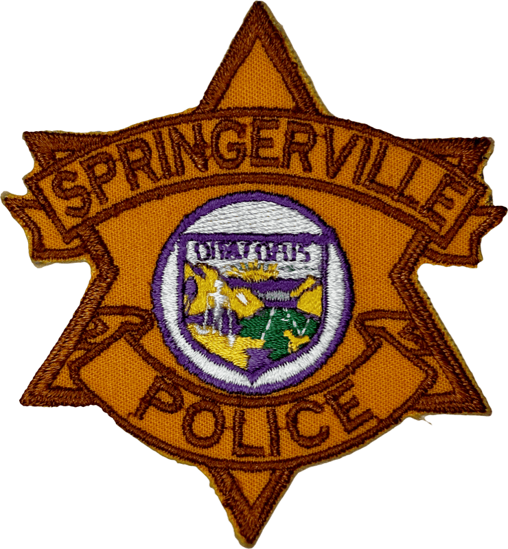 An image of a patch from Springerville Police