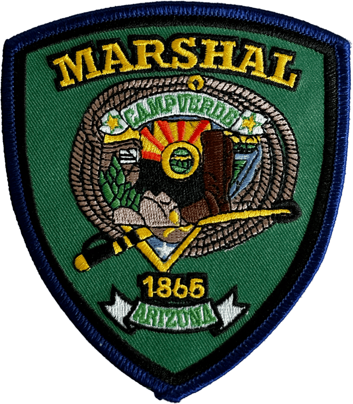 An image of a patch from Camp Verde Marshal