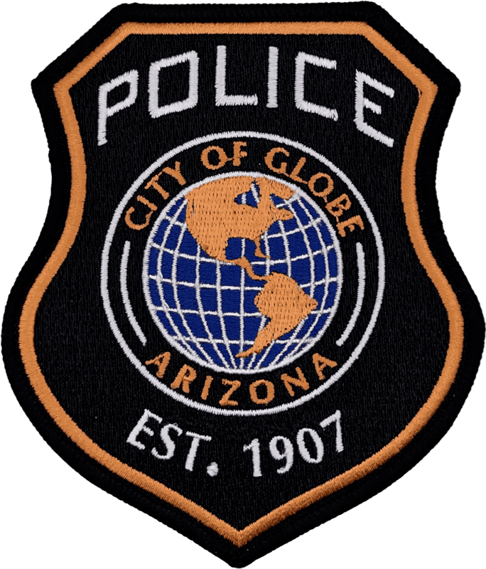 An image of a patch from Globe Police