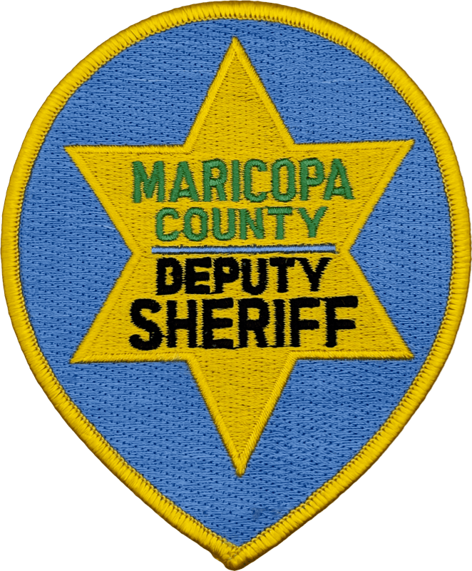 An image of a patch from Maricopa County Sheriff (MCSO)